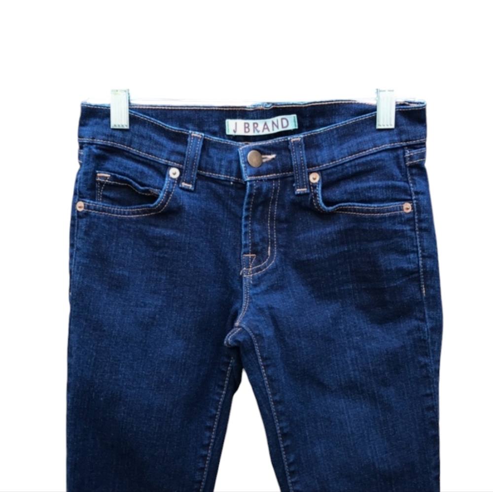 J Brand Dark Wash Low Rise Skinny Jeans sz24